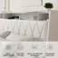 Grand lit avec fonction de rangement pour la tête de lit-387682452