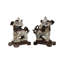 2 Piece Chinese Dogs Figurine Set