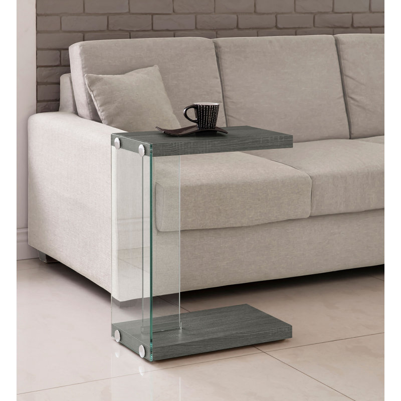 Table d'appoint Arnaldo, Gris patiné