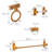Bradford 4-Piece Bathroom Hardware Set