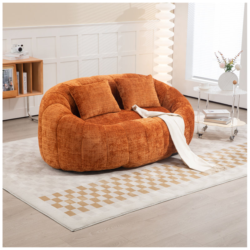  Canapé à billes COOLMORE, fauteuil à billes en chenille, chaise longue à dossier haut et canapé à billes durable pour une utilisation intérieure et extérieure