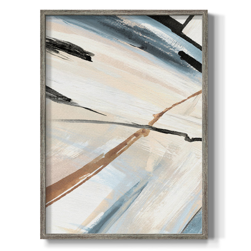 «Dancing Wind Revisit II», reproduction encadrée - bois massif, H 11 po x l 9 po