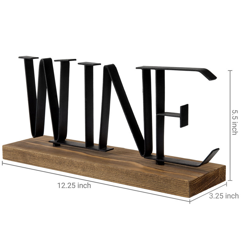 Text & Numbers Letter Block