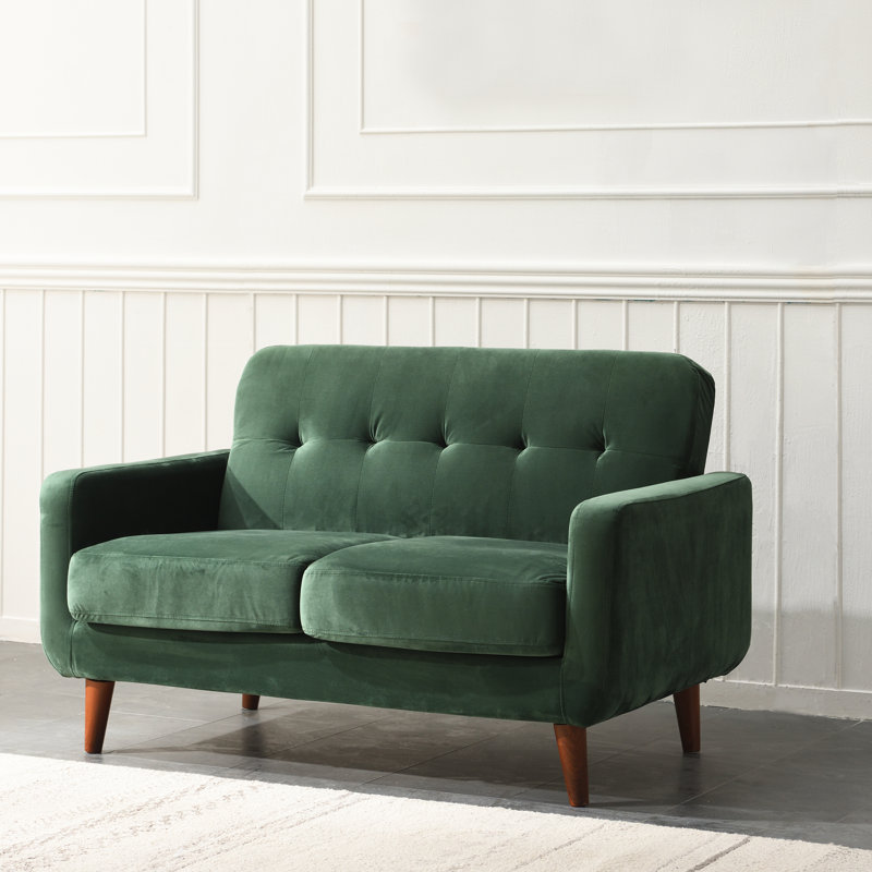 Germany 2 Seater Loveseat Sofa, Green
