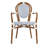 Damore All-Weather Commercial Paris Chairs with Arms and Metal Frames-36564801