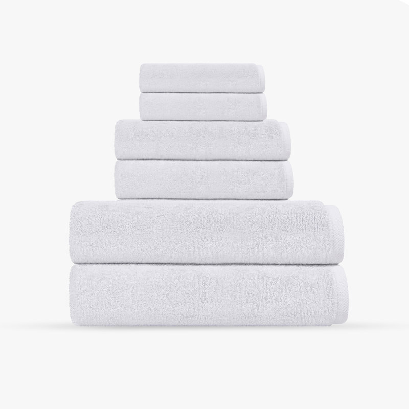 Ensemble de serviettes 6 pièces Mac, Blanc