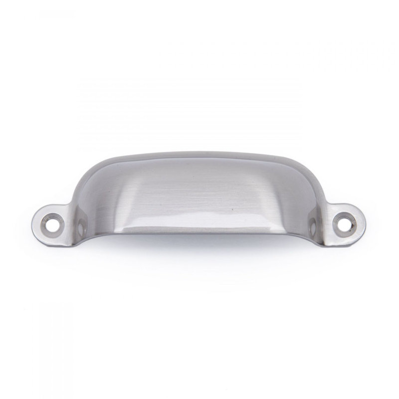 Poignée boîte 3 1/4 po Center to Center Flat Series CF, Nickel satiné