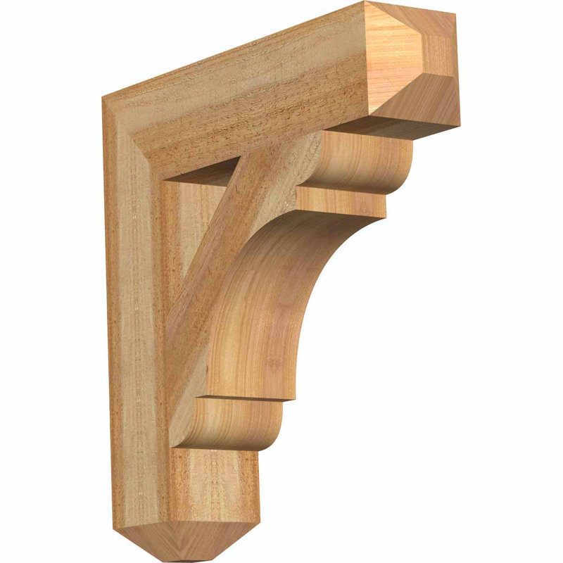 Support pour scie rugueuse Western C 4, l 4 po x P 18 po x H 18 po, H 18 po x l 4 po x P 18 po, Cèdre rouge de l'Ouest (brut)