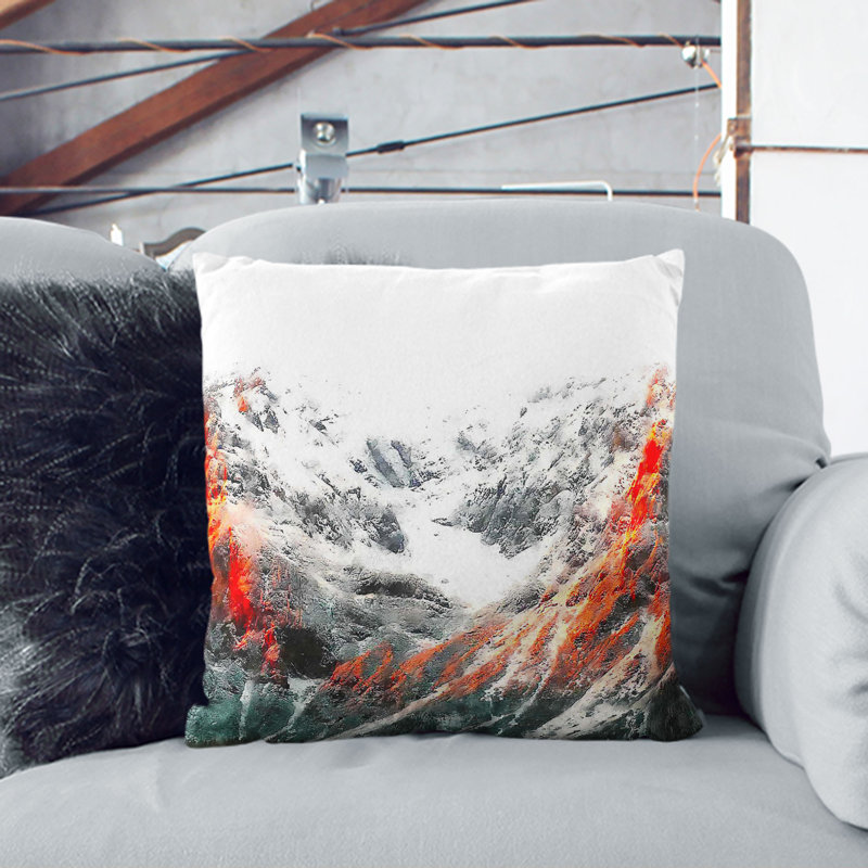 Square Throw Cushion, 40cm H x 40cm W x 15cm D