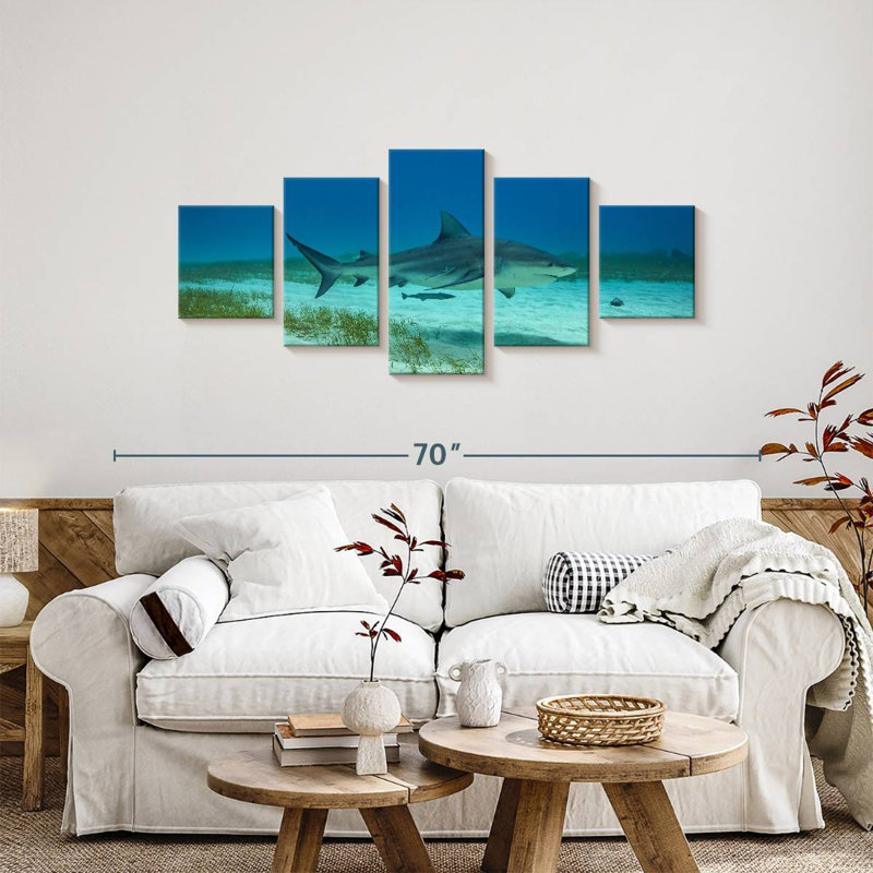 Habitat de requin taureau, H 24 po x l 55 po