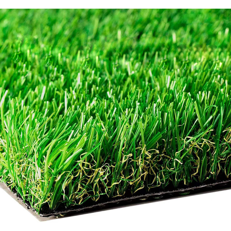 Tapis et rouleaux carrés de gazon artificiel, H 1,38 po x l 48 po x P 48 po