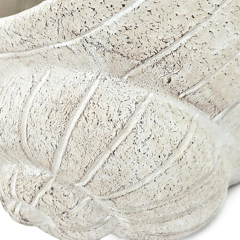 Jardinière texturée beige sable et ciment 9,5 x 8,3 x 6 pouces, un bon choix pour les décorations bohémiennes