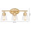 Éclairage pour meuble-lavabo Koos Gold