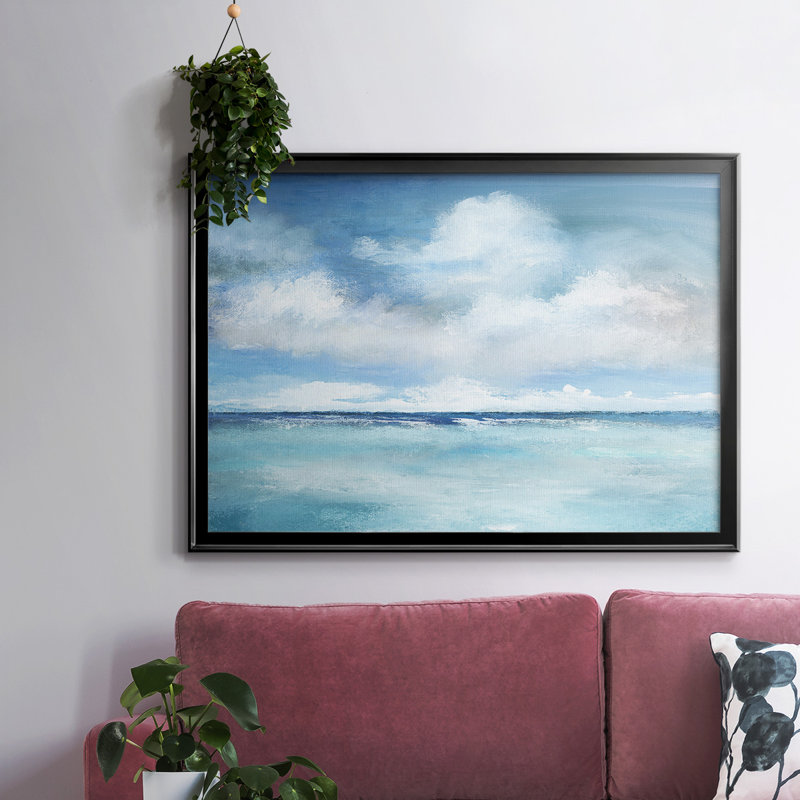 «Caribbean Clouds», reproduction sur toile, Noir, H 30 po x l 44 po x P 1,5 po