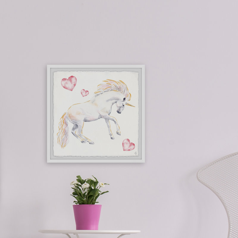 «Palmyra Dancing Unicorn», reproduction encadrée, H 12 po x l 12 po