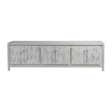 Signature Designs Elation White Long Media Console