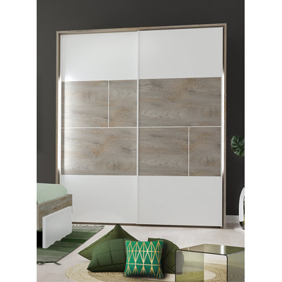 Hailey 2 Door Manufactured Wood Wardrobe