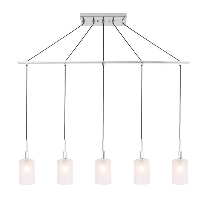 Herr 5 - Light Kitchen Island Pendant, Chrome