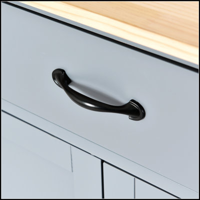 Stylish Kitchen Island Cart with Solid Wood Top and Locking Wheels for Enhanced Mobility and Storage