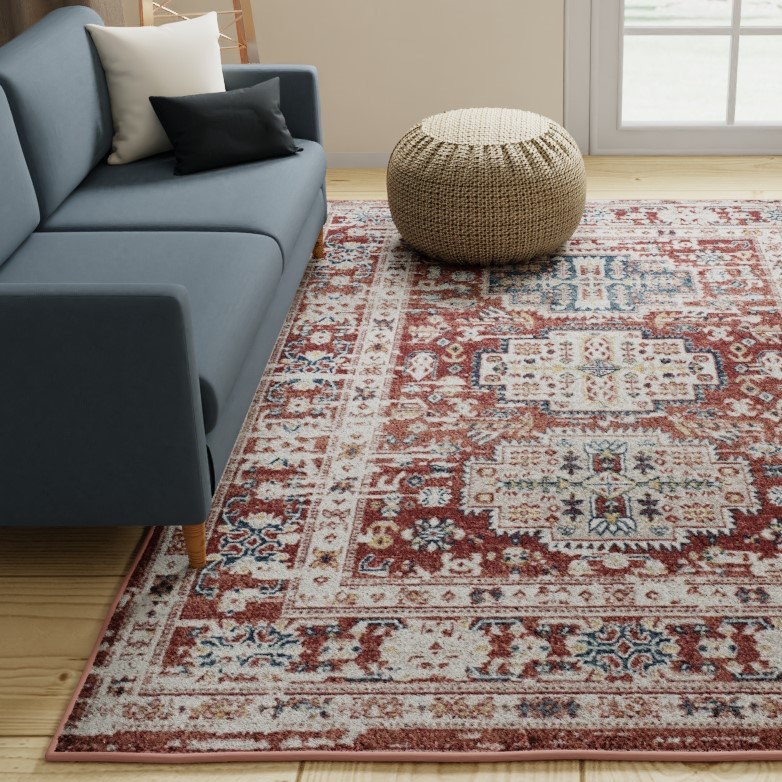 Gabriel Vintage Cardinal Sundara Area Rug, Rectangle 8' x 10'