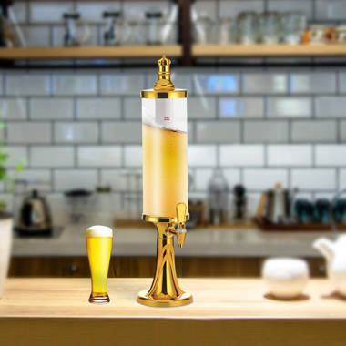 Beer Tower Dispenser, Clear Beverage Tower Dispenser with LED