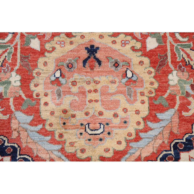 One-of-a-Kind 9'11" X 13'9" Wool Area Rug in Red