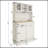 Versatile Kitchen Storage Cabinet With Multiple Compartments And Modern Appeal