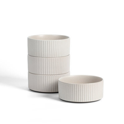 Stone Lain Haven 4-Piece Bowl Set Stoneware