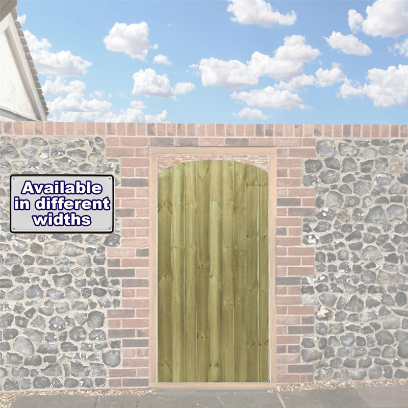 Prestwyck 180 cm H Gate Fencing, 180cm H x 90cm W x 4.6cm D