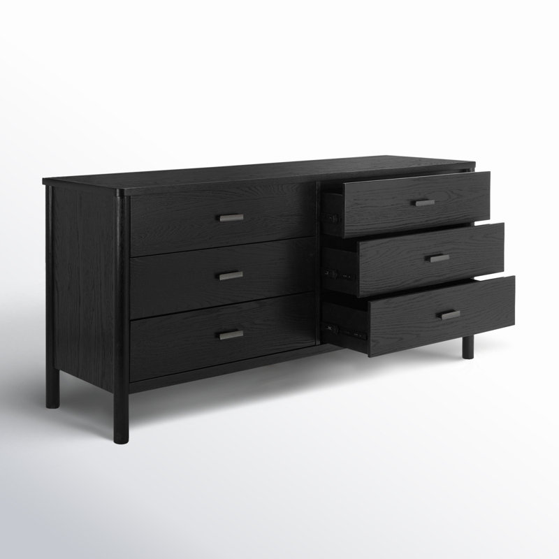 Jaylessa 6 - Drawer Dresser, Black