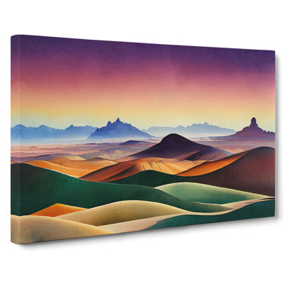 Modern Mountain Landscape Vol.2 - Wrapped Canvas