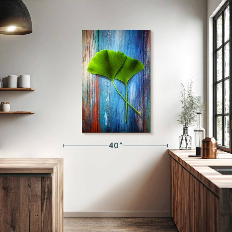 Harnek Gingko Green Leaves, 39" H x 26" W