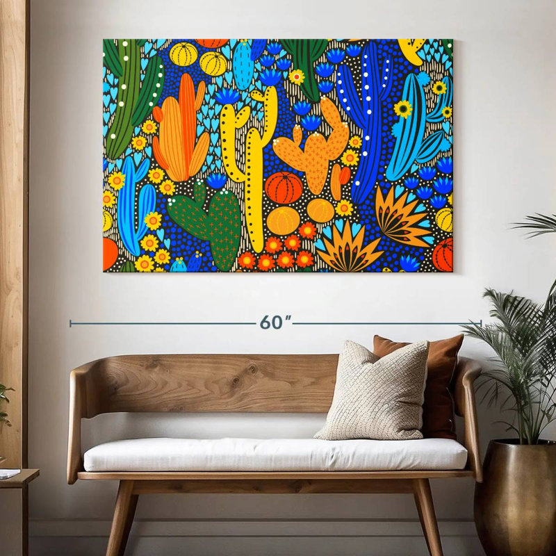 Harnek Cactus Jumble, 34" H x 51" W