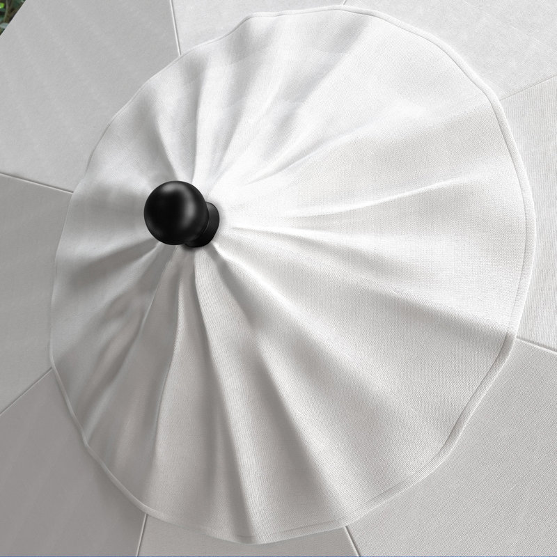 Parasol de marché 9 pi Montiara, Naturel