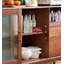Armoire de rangement moderne en bois massif