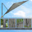 Carmya 3 x 3(m) Cantilever Parasol with Cross Base, Garden Umbrella-1011768686