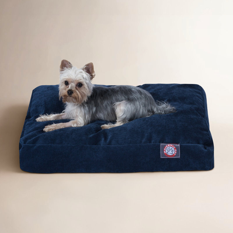 Coussin Villa, Petit (l 20 po x P 27 po x H 4 po), Bleu marine