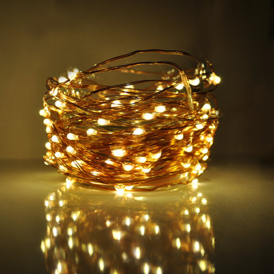 Geomar Outdoor 100 - Bulb 33'' Plug-in LED Fairy String Light