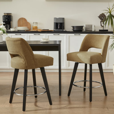 Tabouret de bar pivotant à 360 ° (ensemble de 2)