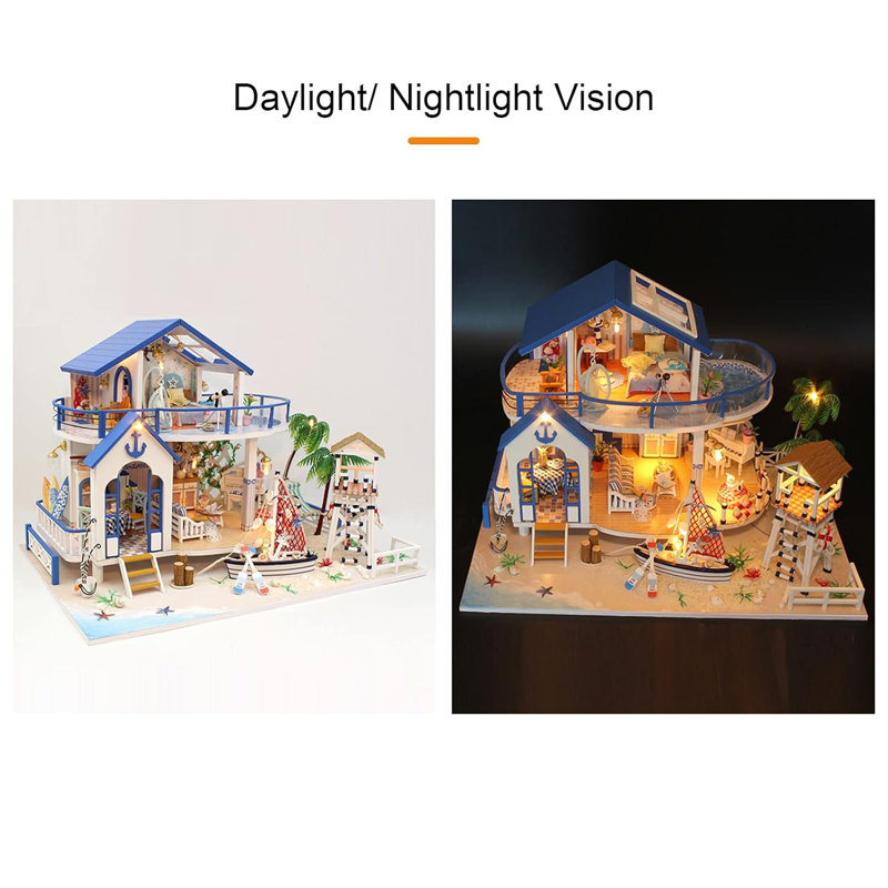 Ensemble de chambre miniature Wizardi - Ensemble de maison de poupée Legend of Blue Sea
