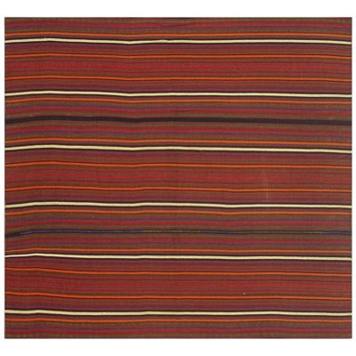 One-of-a-Kind 6'0" x 6'0" Square Flatweave Area Rug