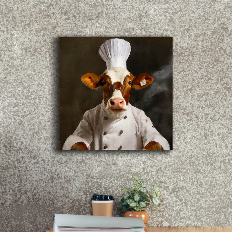 'Beef Chef 4' by Sean Parnell Canvas Wall Art