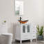 Couleur de la base: blanc; couleur du lavabo: or; meuble-lavabo simple autoportant de 36 po avec comptoir en bois manufacturé, lavabo vasque, robinet, bonde-1435383030-1433603418