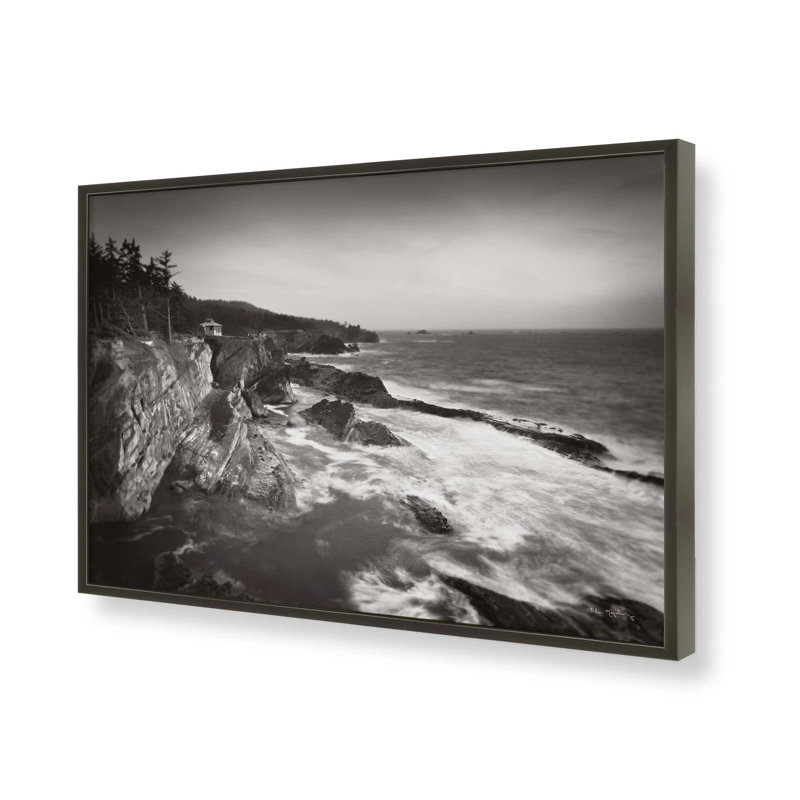 «Shore Acres State Park» par Alan Majchrowicz, reproduction d'art, L 36 x H 24, Noir, Impression encadrée