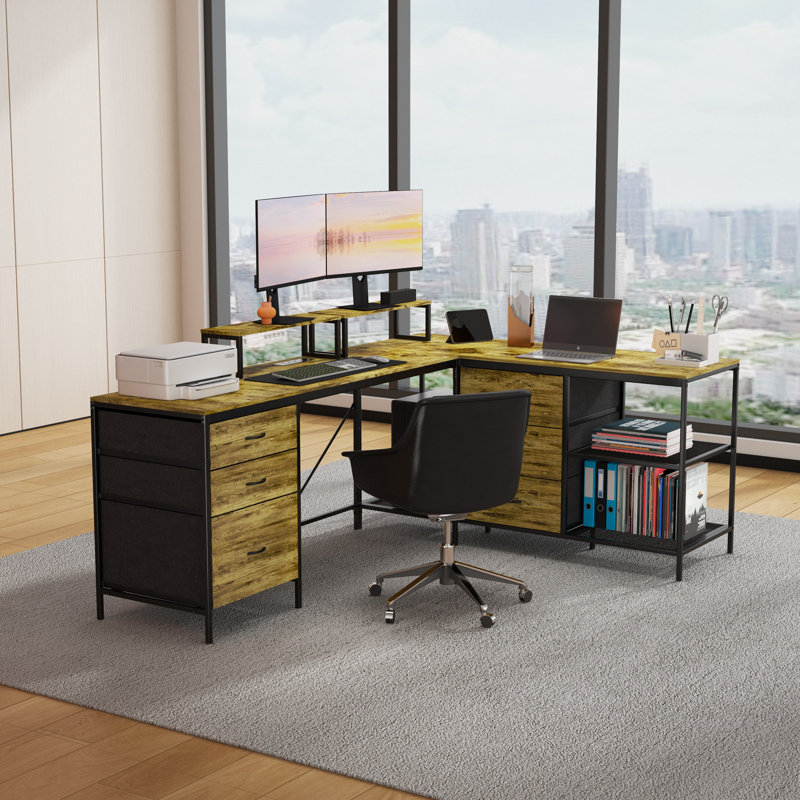 L-Shaped Computer Desk