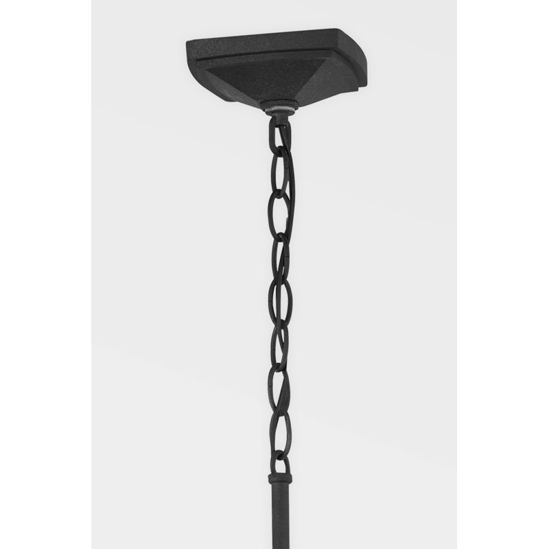 Lake French Iron 4 -Bulb 25.75'' H Outdoor Hanging Lantern