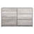 6-Drawer Dresser With Large Fabric Drawers, Grey-1690835636