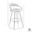 Tabouret de bar ou de comptoir pivotant avec structure en fer Aigerim-833175389-833175390