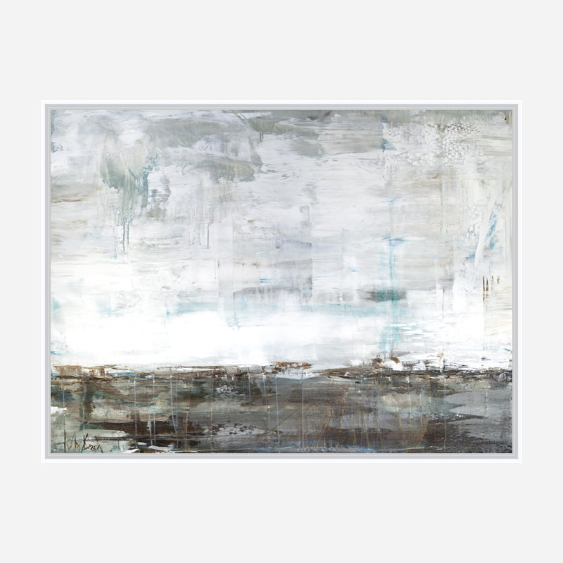 «Closer» par John Beard - reproduction d'art sur toile, H 41,5 po x l 61,5 po x P 1,75 po, Toile avec cadre blanc
