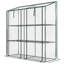 Serre Lean to Portable de 56,3 po avec 3 tablettes à 6 niveaux pour patio et balcon